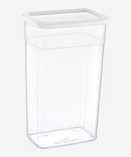 Δοχείο Ζυμαρικών Viosarp Πλαστικό με Καπάκι 4500ml Διάφανο