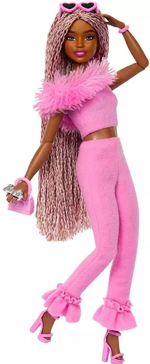 Barbie Mattel Κούκλα Barbie Deluxe Fashionistas Μαλλιά Κοτσιδάκια για 3+ Ετών