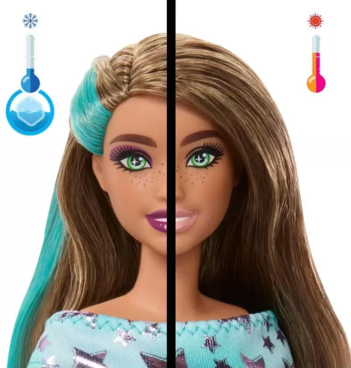 Barbie Mattel Κούκλα Party Unboxed Reveal Μελαχρινή για 3+ Ετών