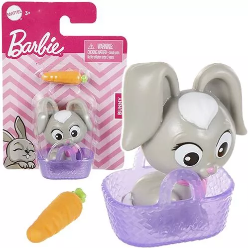 Barbie Mattel Κούκλα Pet Bunny με Basket για 3+ Ετών