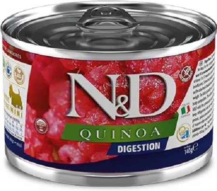 Κονσέρβες Σκύλου Farmina N & D Quinoa Wet Digestion με Αρνί για Όλες τις Ηλικίες 6x140gr