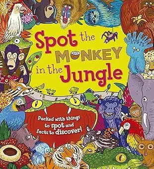 Spot the Monkey in the Jungle