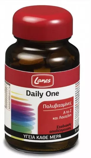 Lanes Daily One Πολυβιταμίνη για Ενέργεια 30 Ταμπλέτες