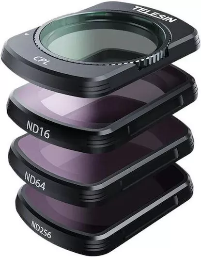Φίλτρo Action Cameras Lens Set Cpl Nd16 64 256 Telesin Dji Osmo Pocket 3