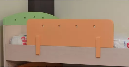 Προστατευτικό Κάγκελο Κρεβατιού από Ξύλο Πορτοκαλί