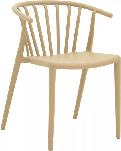 Πολυθρόνα Pakoworld Zelma 55x53x73cm Cappucino