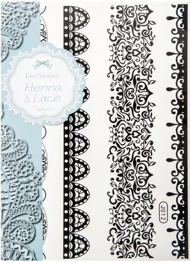 Παιδικά Τατουάζ Beauty Hall Henna & Lace Tattoo σε Καρτέλα Πολύχρωμο