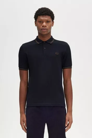 Fred Perry Shirt Polo Μπλούζα Navy, Green