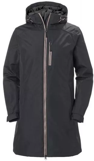 Helly Hansen Μακρύ Γυναικείο Puffer Μπουφάν για Χειμώνα Μαύρο