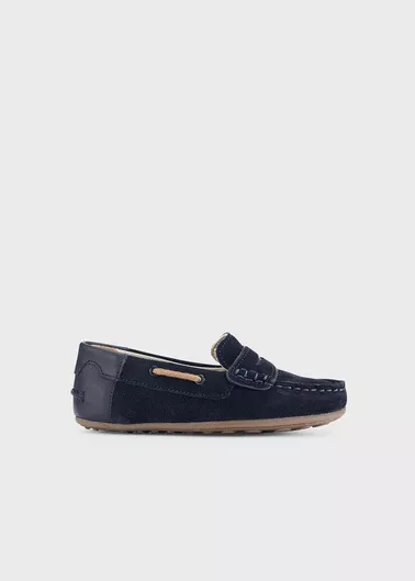 Mayoral Suede Παιδικά Μοκασίνια Navy Μπλε