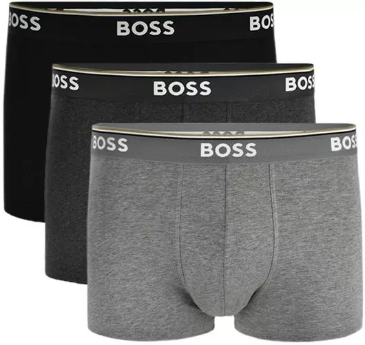 Hugo Boss Ανδρικά Μποξεράκια Black/Grey/Anthracite 3Pack