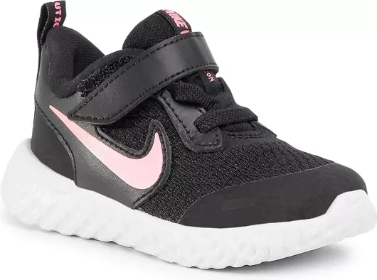 Nike Revolution 5 Αθλητικά Παιδικά Παπούτσια Running με Σκρατς Black / Sunset Pulse