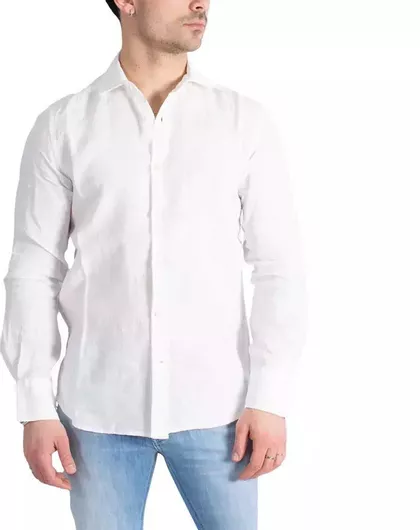 MC2 Λινό Πουκάμισο White