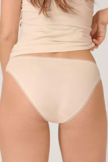 Sloggi Πακέτο 2 Τμχ Γυναικείο Εσώρουχο Tai Organic Go Οργανικό Βαμβάκι Vanilla-pink