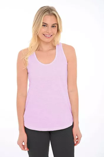 Bodymove Γυναικεία Μπλούζα Βαμβακερή με Τιράντες Λιλά