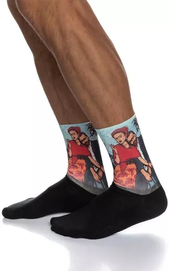 Inizio Ανδρικές Κάλτσες με Σχέδια Μαύρο