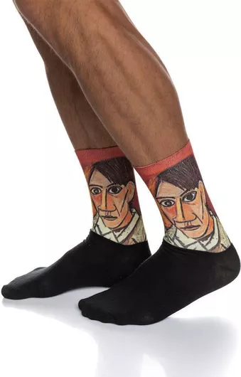 Inizio Ανδρικές Κάλτσες Μαύρο/ΠΟΡΤΟΚΑΛΙ