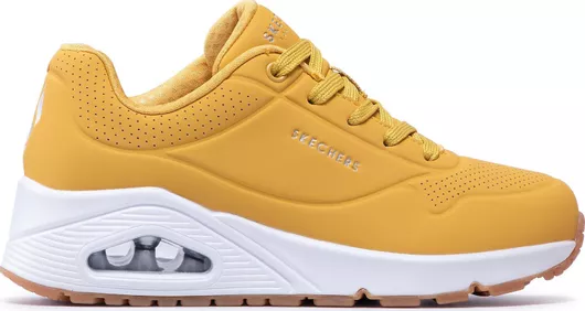 Skechers Uno -  Stand On Air Flatforms Κίτρινο / Λευκό