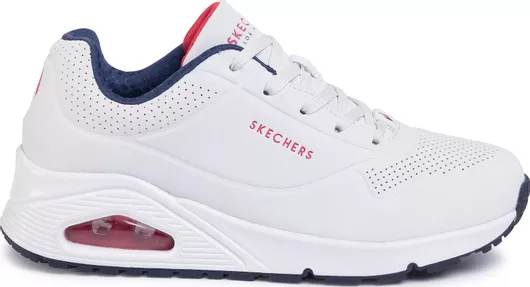 Skechers Uno -  Stand On Air Flatforms White / Navy