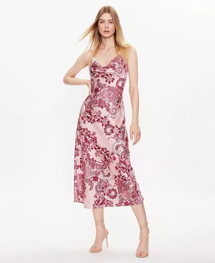 Guess Καλοκαιρινό Midi Φόρεμα