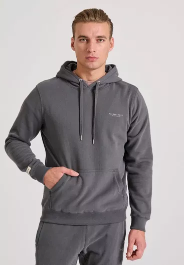 Funky Buddha Φούτερ με Κουκούλα Γκρι