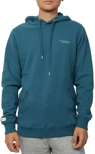 Funky Buddha Φούτερ με Κουκούλα Μπλε