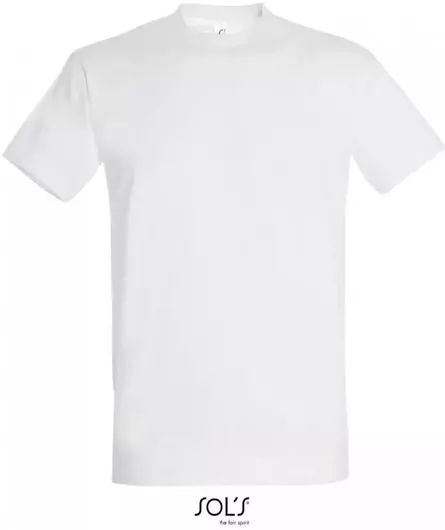 Sol's Ανδρικό Διαφημιστικό T-shirt Κοντομάνικο Λευκό