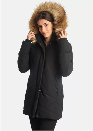 Paco & Co Κοντό Γυναικείο Μπουφάν για Χειμώνα Μαύρο