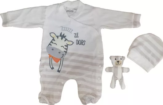 Εβίτα Σετ Φορμάκι με Αξεσουάρ Μακρυμάνικο Βελουτέ Μπεζ