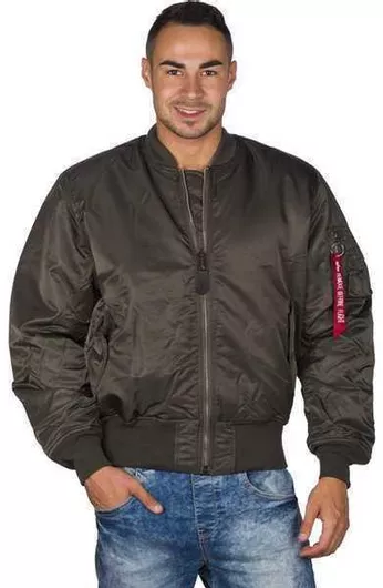 Alpha Industries MA-1 Flight Μπουφάν Bomber Γκρι