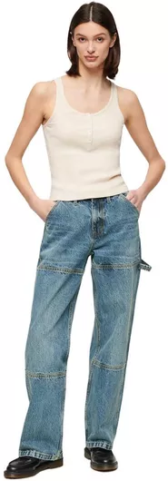 Superdry Γυναικείο Jean Παντελόνι Mid Rise