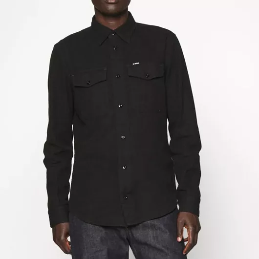 G-Star Raw Marine Μακρυμάνικo Πουκάμισο σε Στενή Γραμμή Μπλε