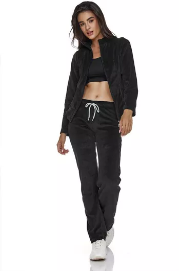 Bodymove Σετ Φόρμας Βελουτέ Μαύρο