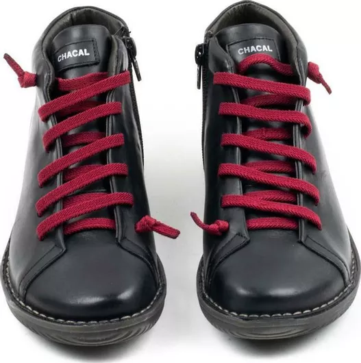 Chacal Δερμάτινα Γυναικεία Μποτάκια Δέρμα NEGRO