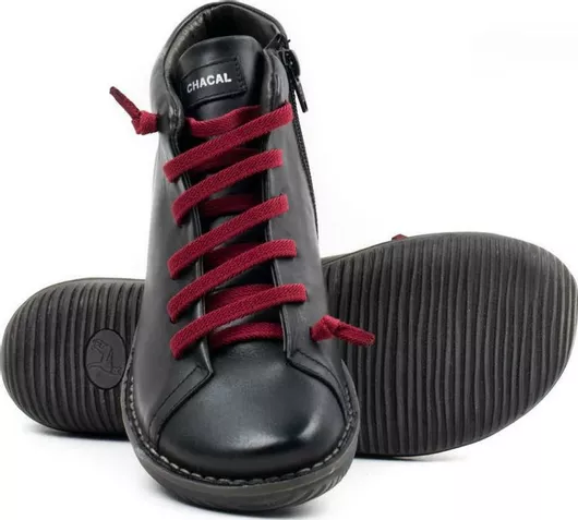 Chacal Δερμάτινα Γυναικεία Μποτάκια Δέρμα NEGRO