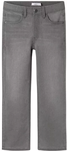 Name It Παιδικό Παντελόνι Τζιν Light Grey, Black