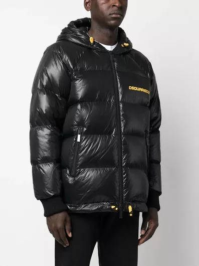 Dsquared2 Χειμωνιάτικο Μπουφάν Puffer Μαύρο