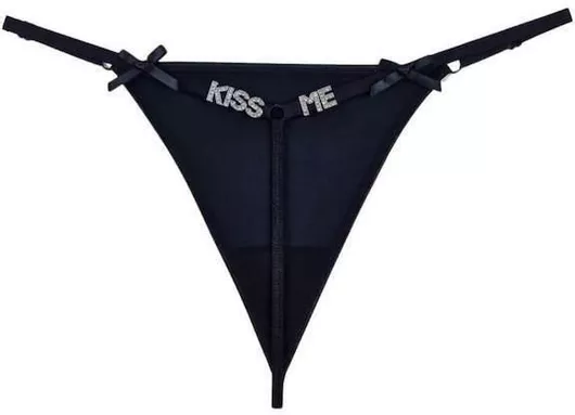 Senses W0034 Βαμβακερό Γυναικείο String Μαύρο