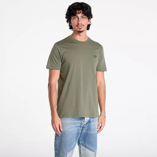 Ανδρικό T-shirts Fred Perry M1600-W49 Casual Κοντομάνικο Laurel Wreath Green / Night Green