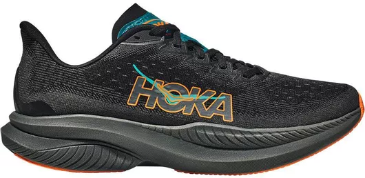 Hoka Mach 6 Ανδρικά Αθλητικά Παπούτσια Running Black / Electric Tangerine