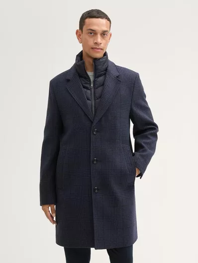 Tom Tailor Ανδρικό Παλτό Navy