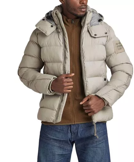 G-Star Raw G-whistler Χειμωνιάτικο Μπουφάν Γκρι