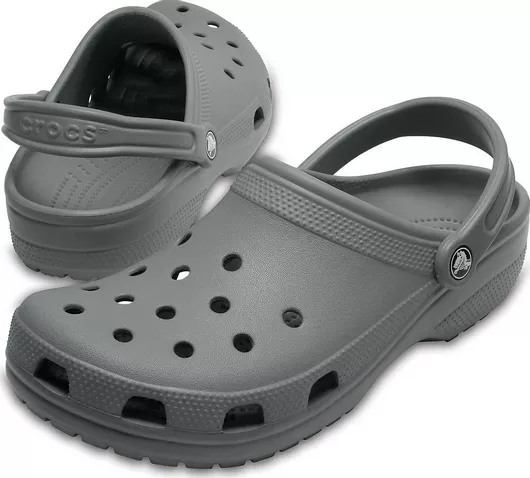 Crocs Classic Ανατομικά Σαμπό Γκρι