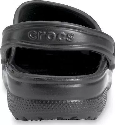 Crocs Classic Ανατομικά Σαμπό Μαύρο