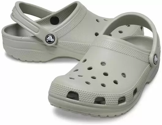 Crocs Classic Clog Σαμπό Γκρι