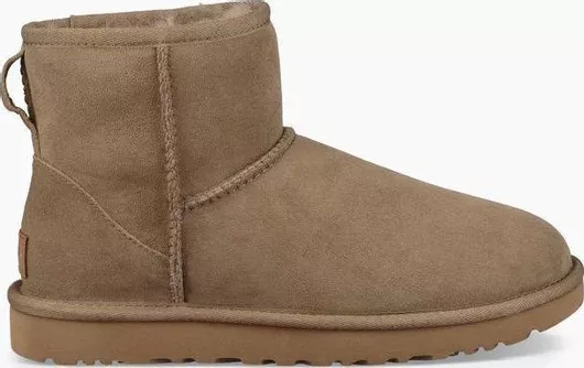 Ugg Australia Classic Mini II Suede Γυναικεία Μποτάκια με Γούνα Antilope