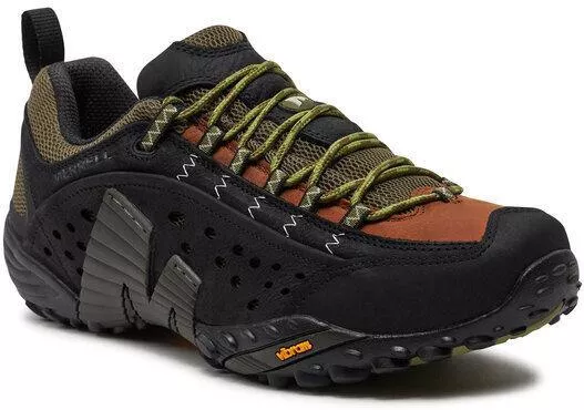 Merrell Intercept Ανδρικά Ορειβατικά Παπούτσια Μαύρο