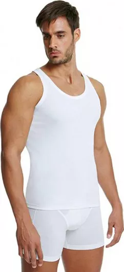 Palco 6/407 Ανδρικές Φανέλες Αμάνικες Λευκό 2Pack