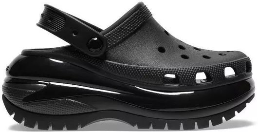 Crocs Mega Crush Γυναικεία Ανατομικά Σαμπό Μαύρο