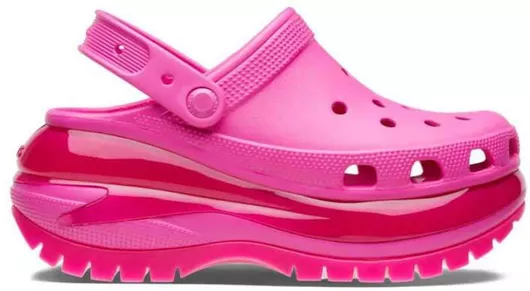 Crocs Mega Crush Γυναικεία Ανατομικά Σαμπό Ροζ